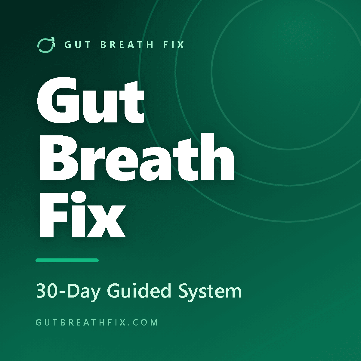 Cover of the Gut Breath Fix educational wellness guide